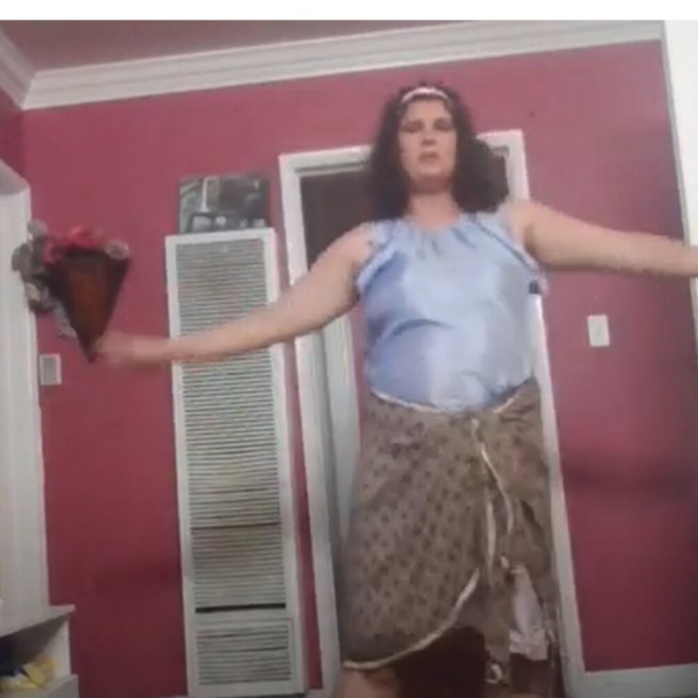 Trees Naturals Satin Sky Dress and Bouquet Rainbow Lined Tie Cover Scarf